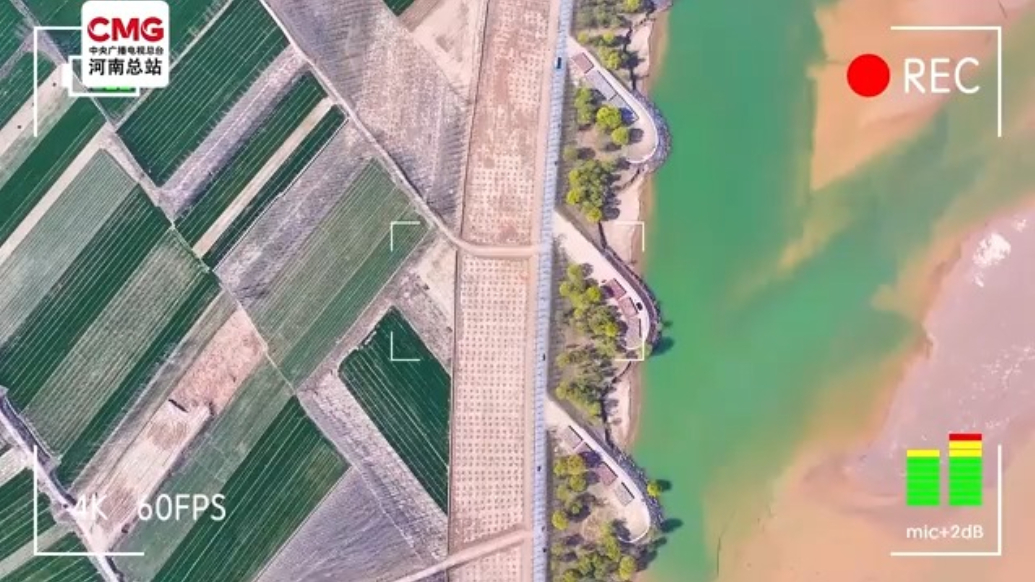 春分邂逅黄河，航拍带你俯瞰“大地之眼”
