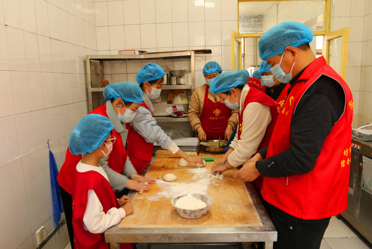 情暖春日共享爱心水饺，潍坊交通开展爱心义工志愿服务活动
