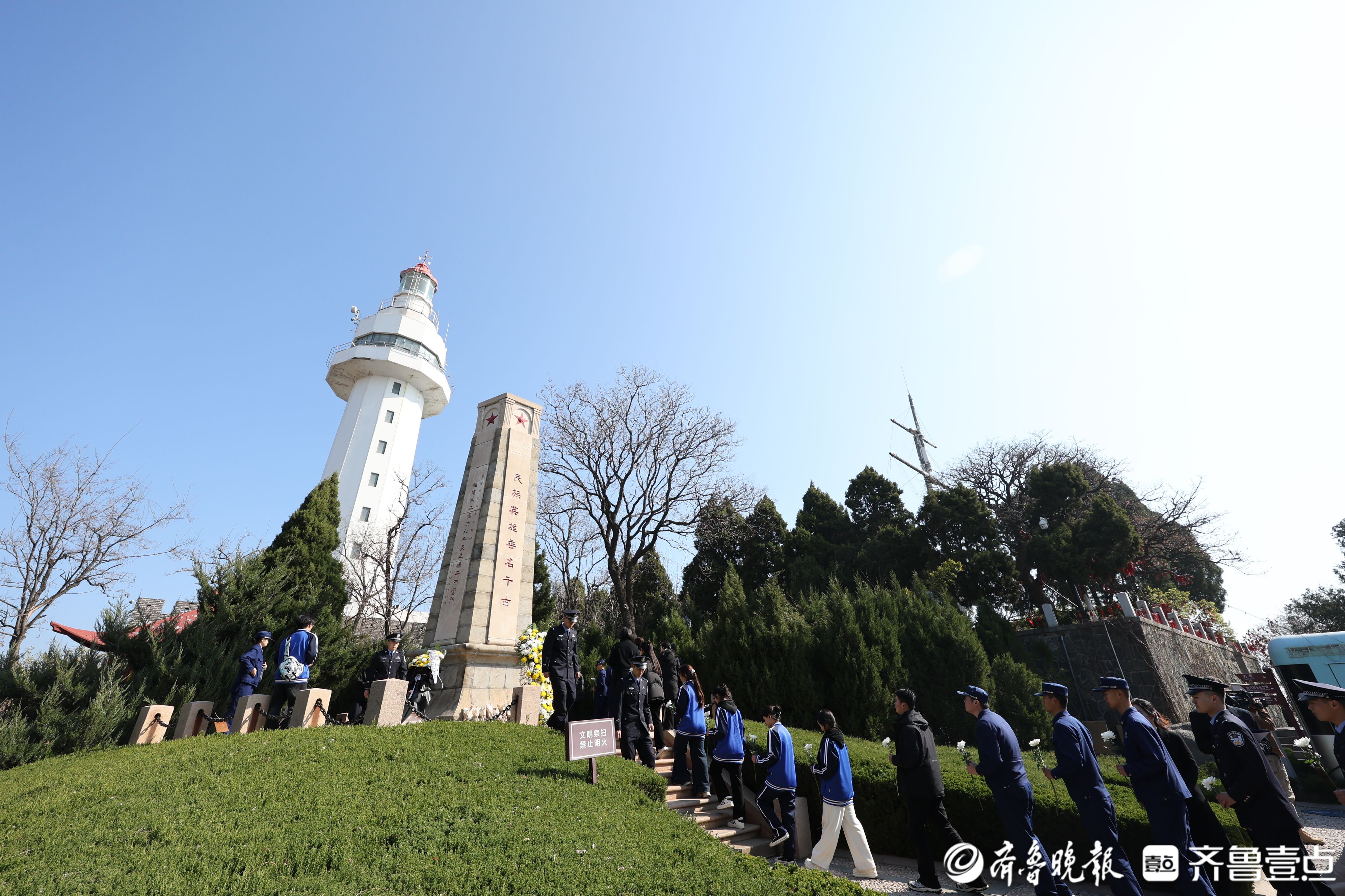 图集| 烟台市清明节文化传承暨移风易俗宣传文明实践活动举行