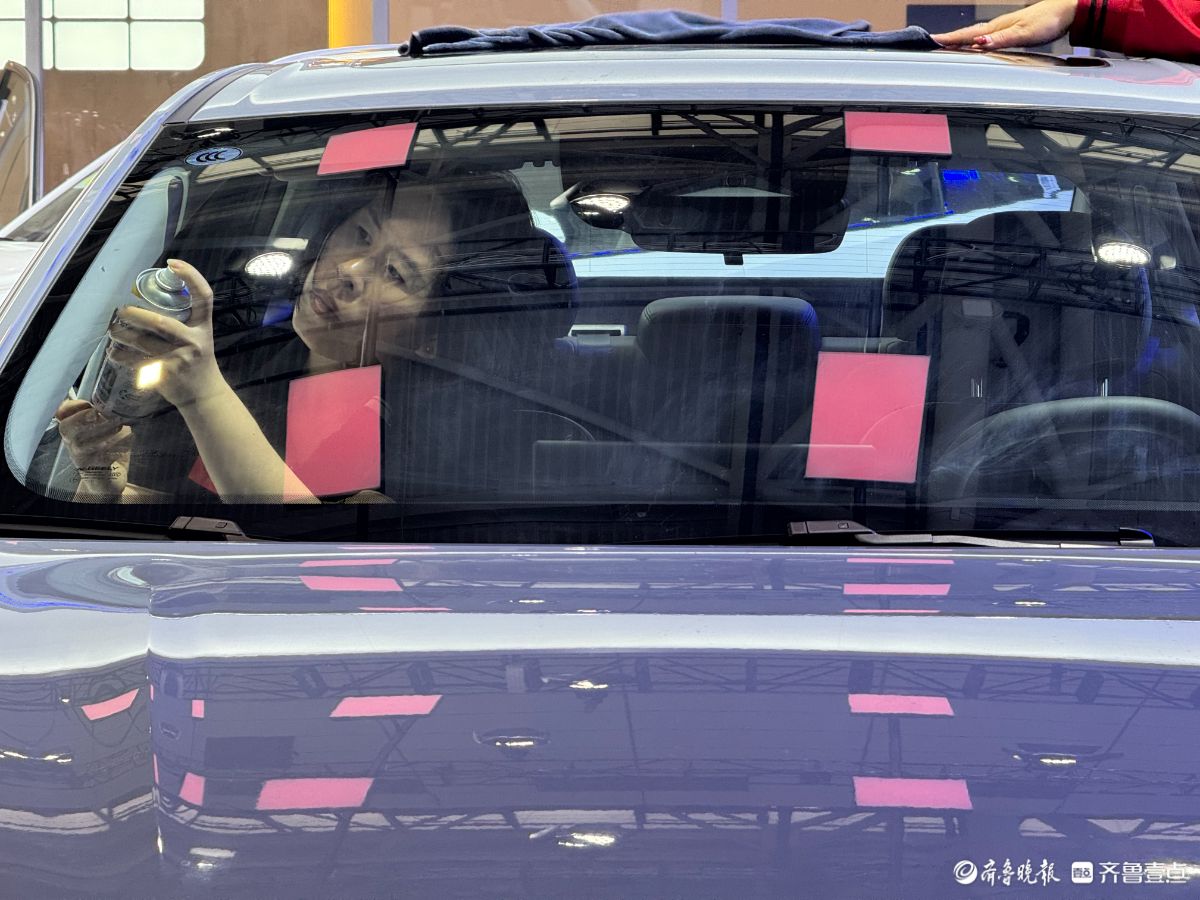 探馆齐鲁春季车展，展车一尘不染等您来