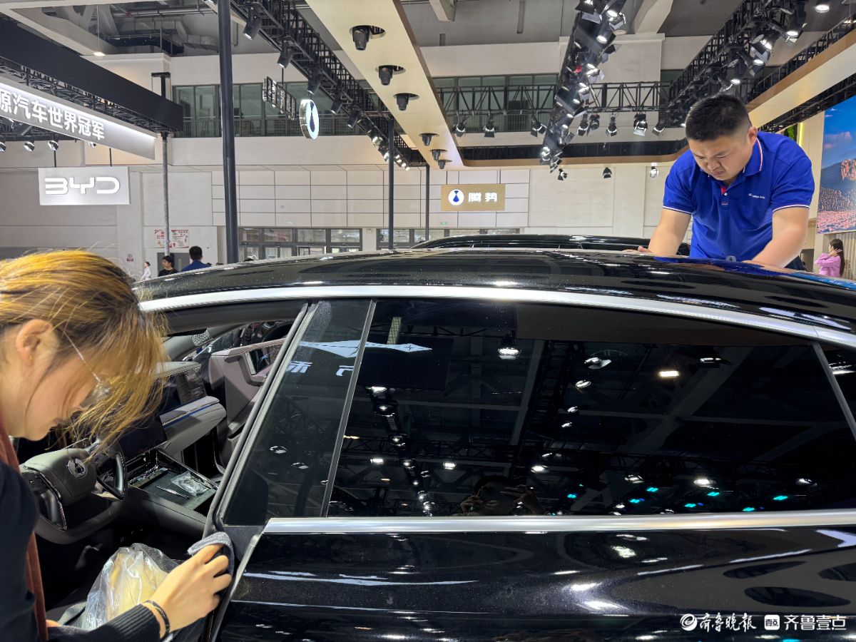 探馆齐鲁春季车展，展车一尘不染等您来