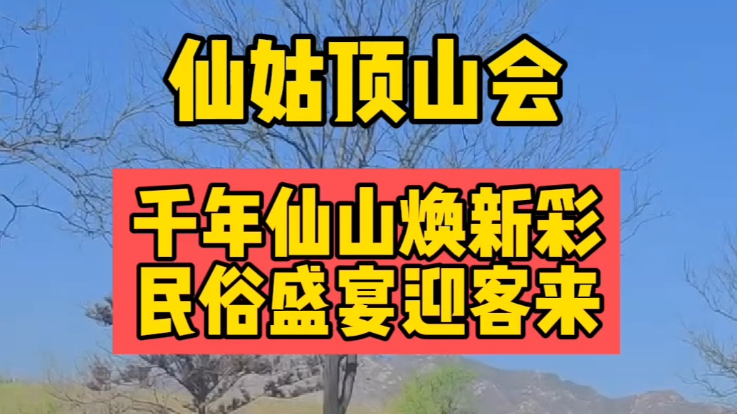 果然视频丨威海仙姑顶山会：千年仙山焕新彩，民俗盛宴迎客来