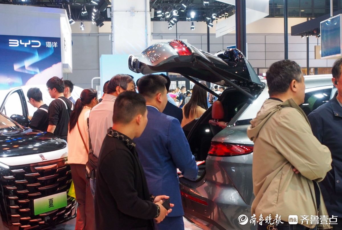 2025齐鲁春季车展即将闭幕，比亚迪展区收获满满