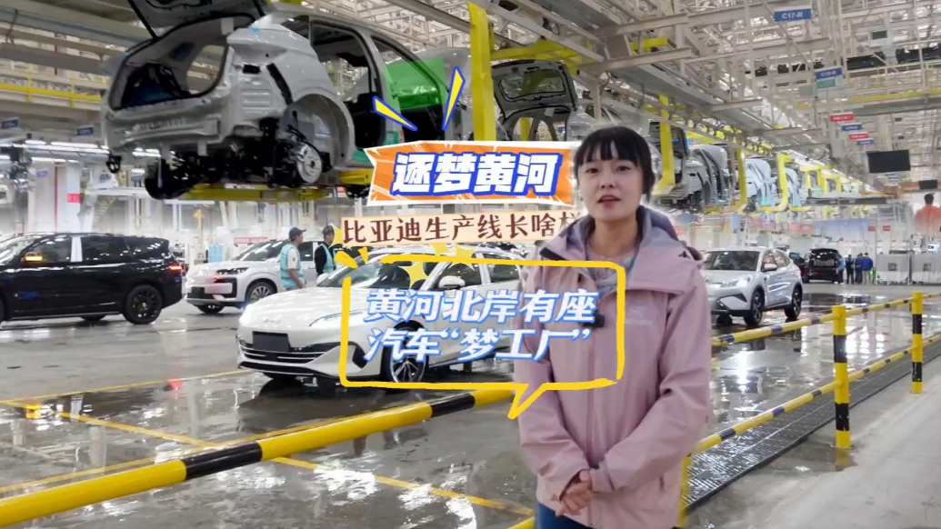 逐梦黄河丨比亚迪生产线长啥样？黄河北有座汽车“梦工厂”