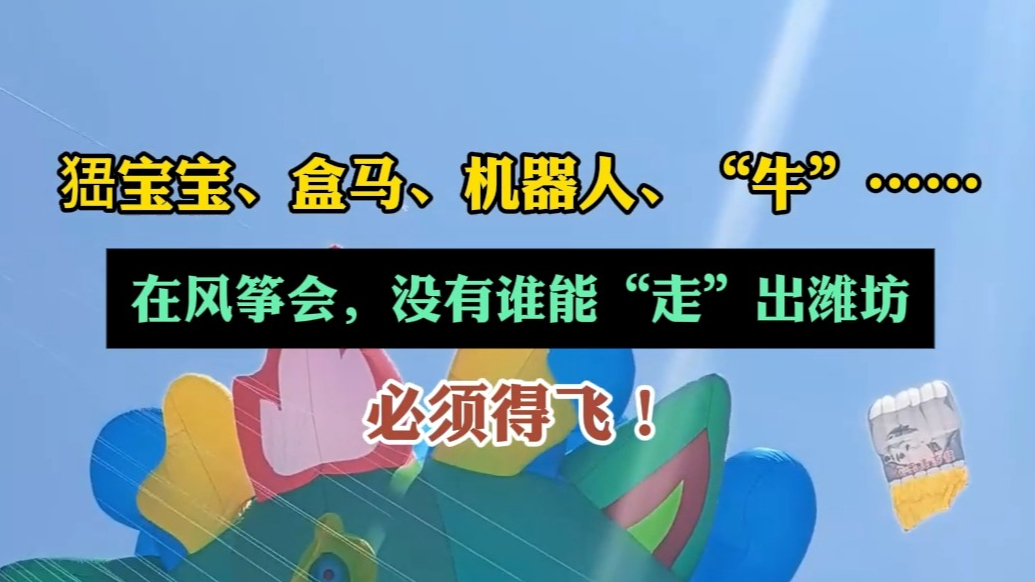 果然视频|机器人、“牛”……没有谁能“走”出潍坊，必须得飞！