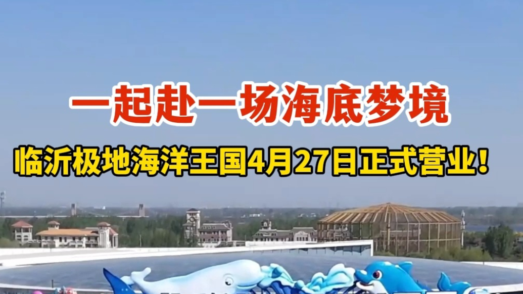 沂视频丨赴一场海底梦境！临沂极地海洋王国4月27日正式营业