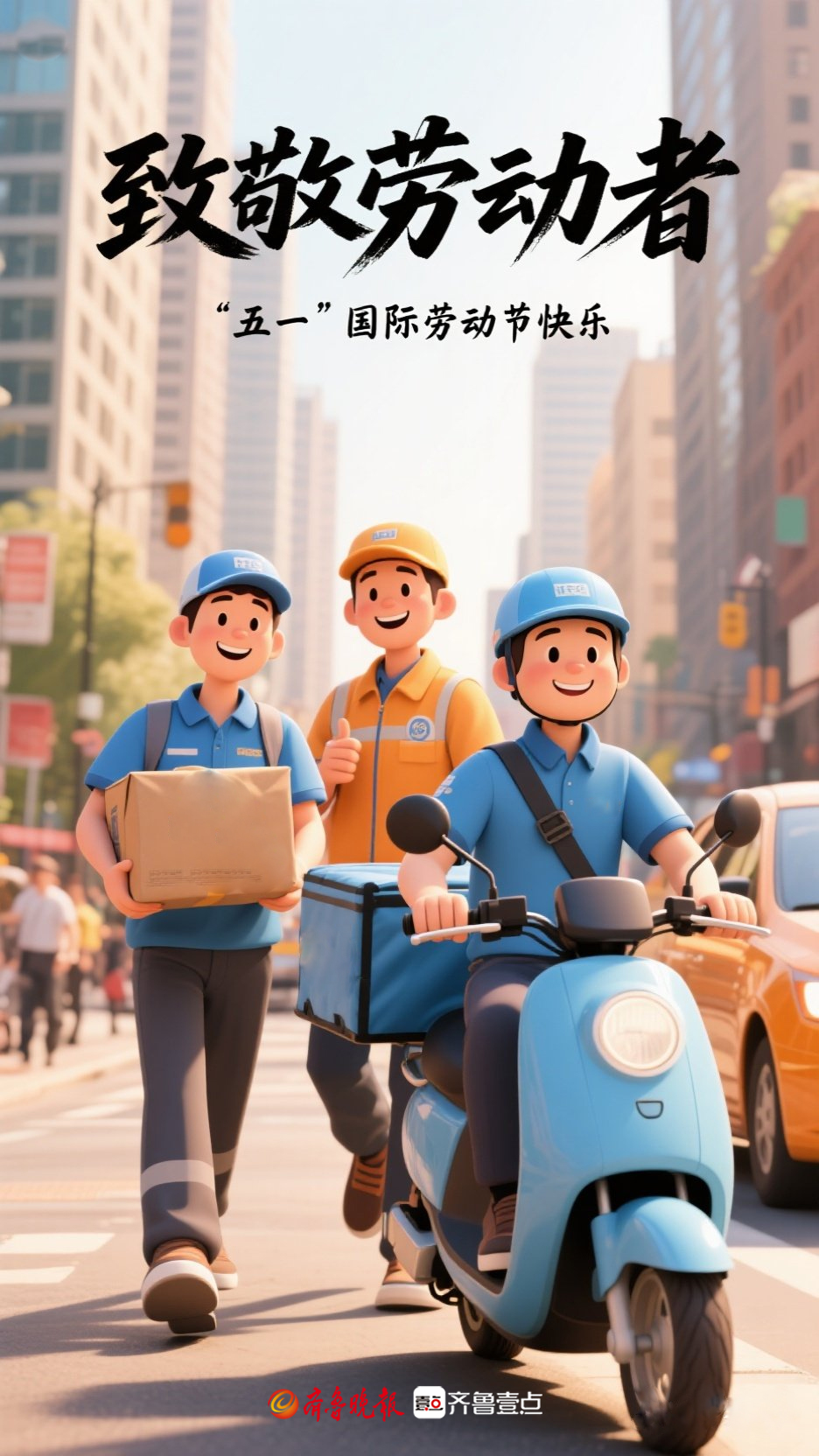 海报丨致敬劳动者，“五一”国际劳动节快乐！