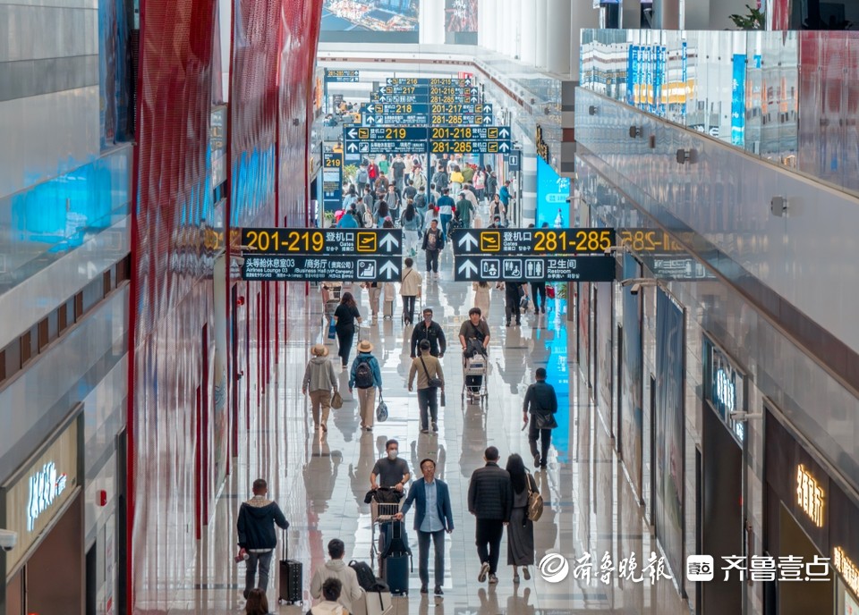 “五一”假期，烟台机场保障进出港旅客13.3万人次