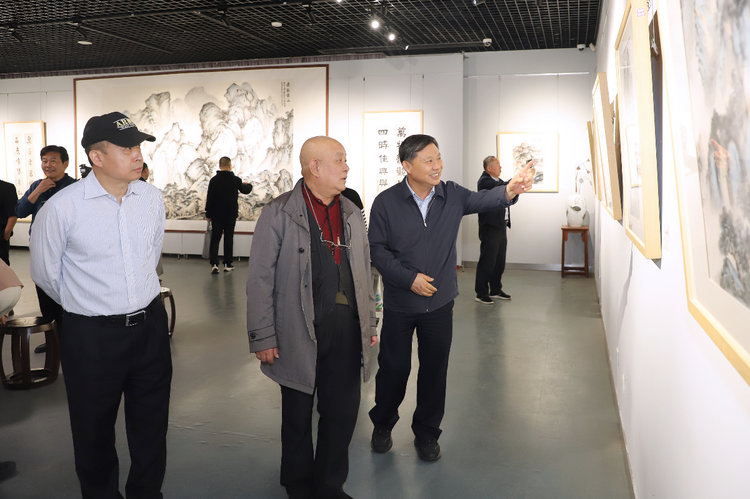 “厚谊齐鲁 梦笔新安——林存安作品展”亮相山东新闻美术馆