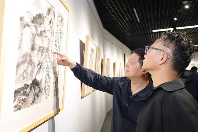 “厚谊齐鲁 梦笔新安——林存安作品展”亮相山东新闻美术馆