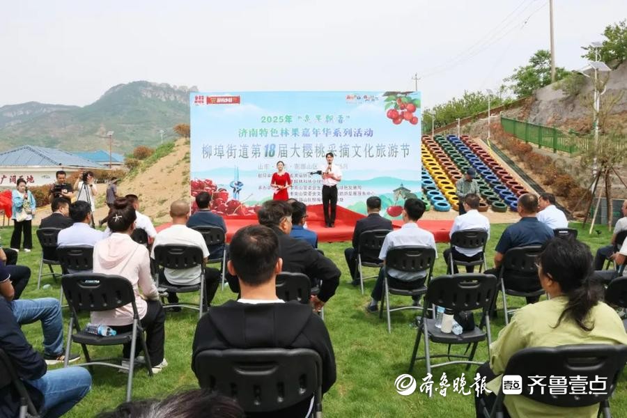 济南市南部山区柳埠街道第18届大樱桃采摘文化旅游节启幕