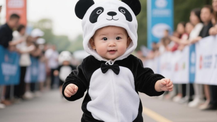 孕婴童产业博览会|摇摆，熊猫学步！熊猫走走赛开启宝宝挑战之旅