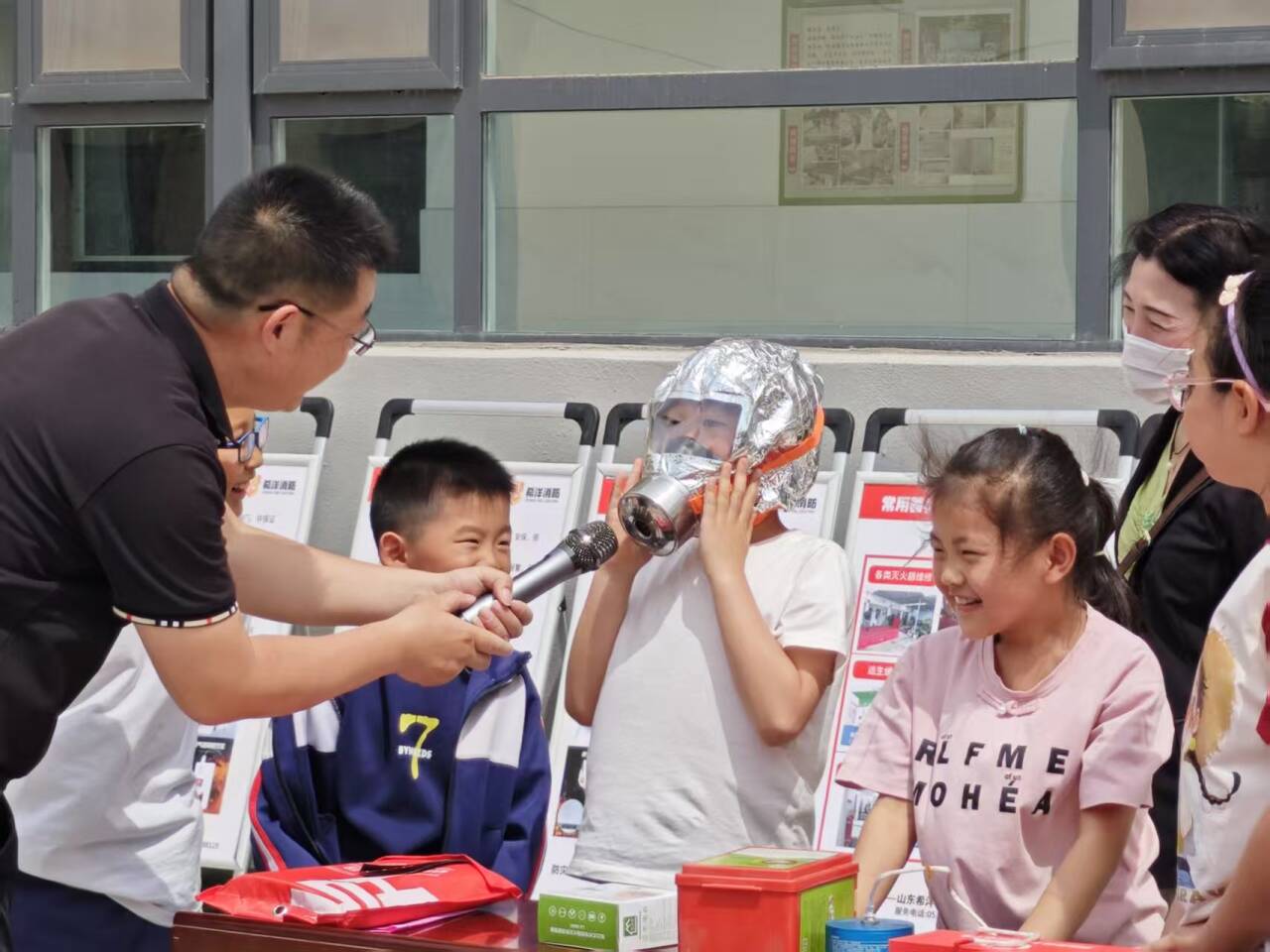 多感体验＋沉浸互动！张店区校园防灾课堂“活”起来