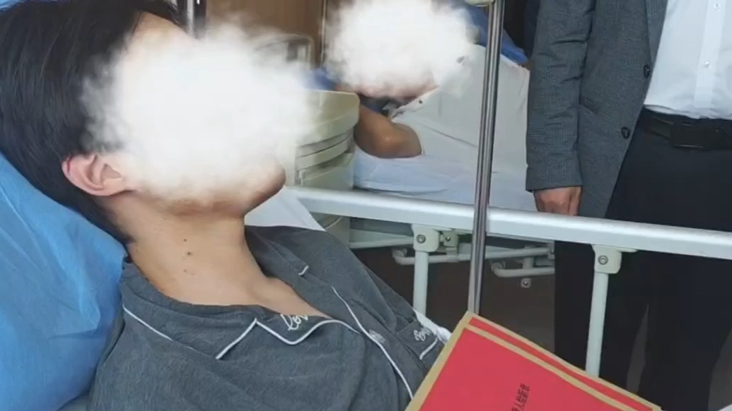果然视频｜被救学生为姜昭鹏打气，考试，加油！