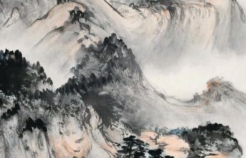 林存安笔下的山，有一种动态美