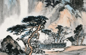 林存安笔下的松树，有着独特的个体气质