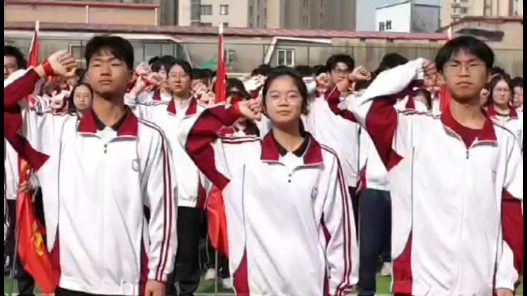 琴视频丨成人礼致青春！青岛十七中高三学子跑步跨过成人门