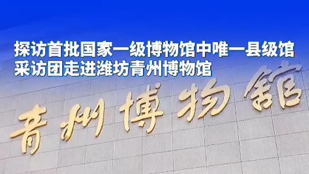 果然视频|采访团探访首批国家一级博物馆中唯一县级馆