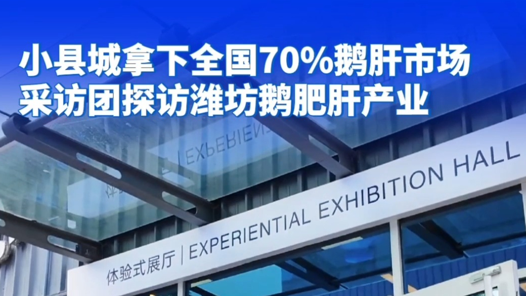 果然视频|小县城拿下全国70%鹅肝市场，探访潍坊鹅肥肝产业
