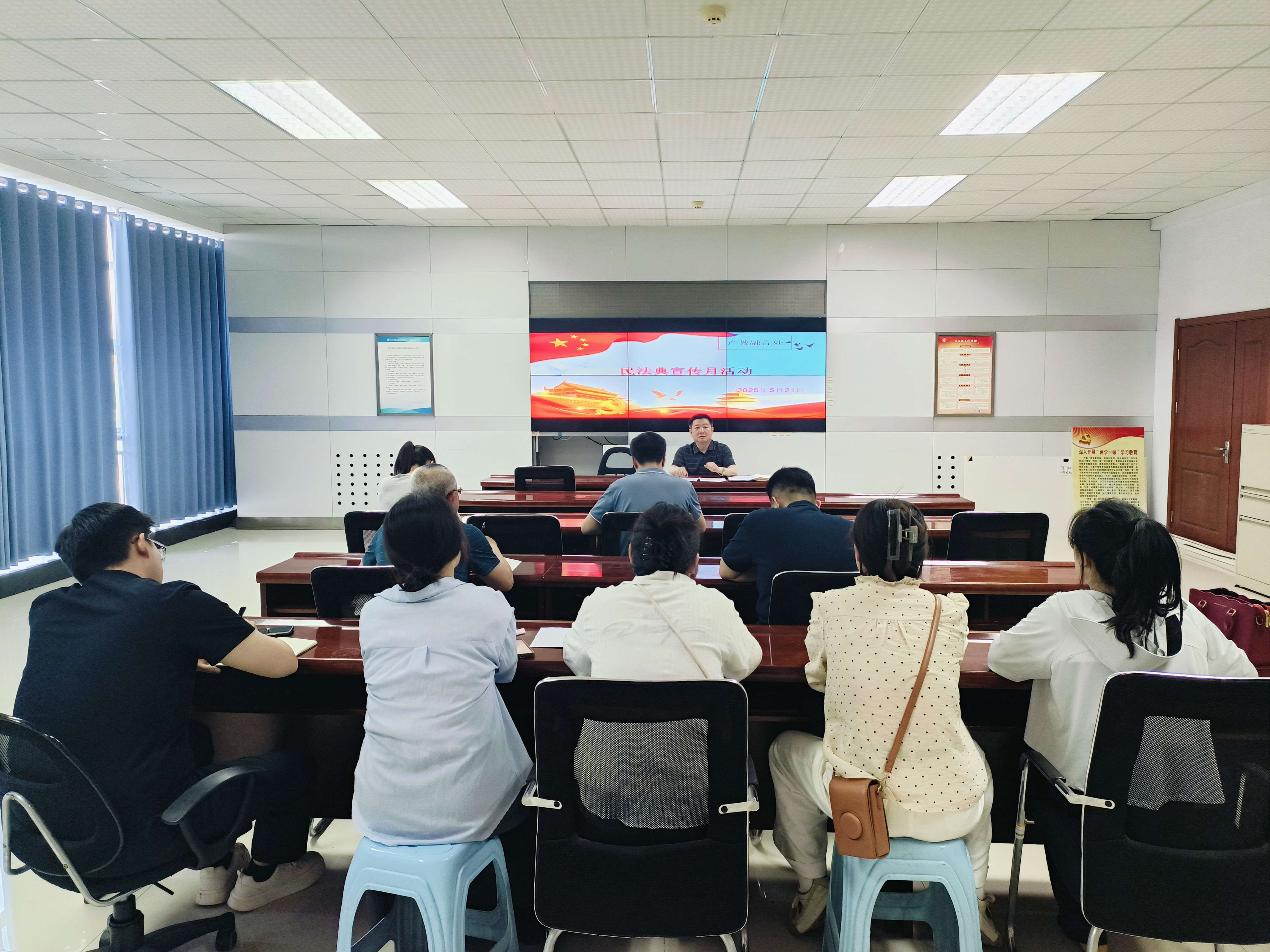 滨州职业学院产教融合处开展民法典宣传教育活动