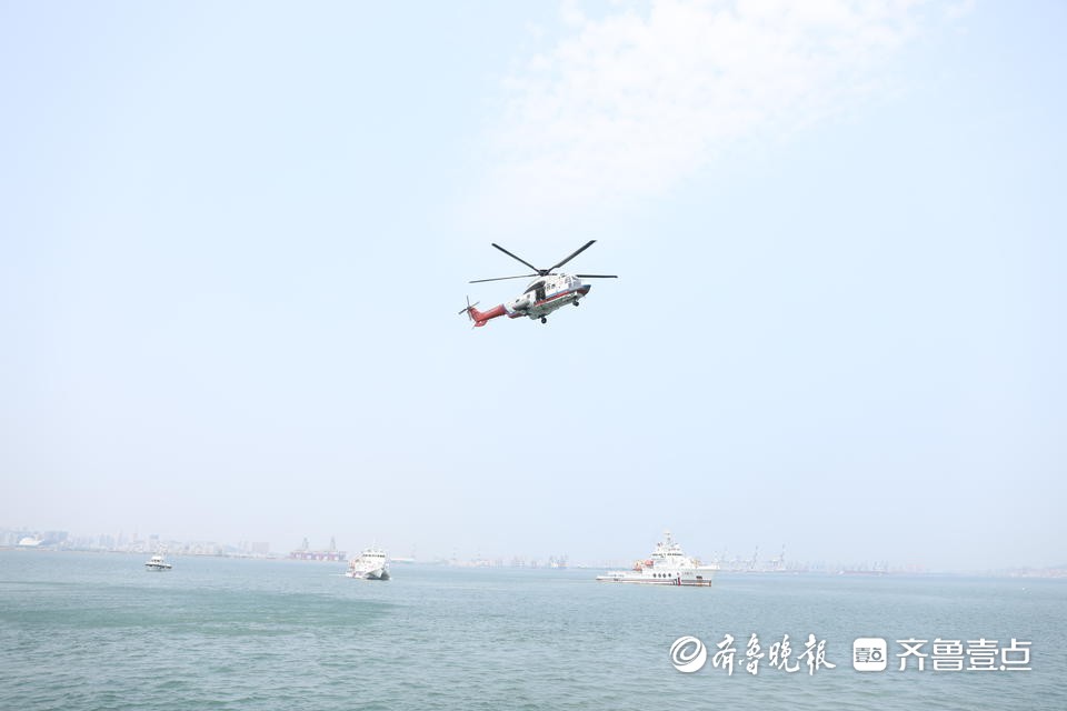海空协同！我国北部海区近年来规模最大海上搜救演练在烟台举行