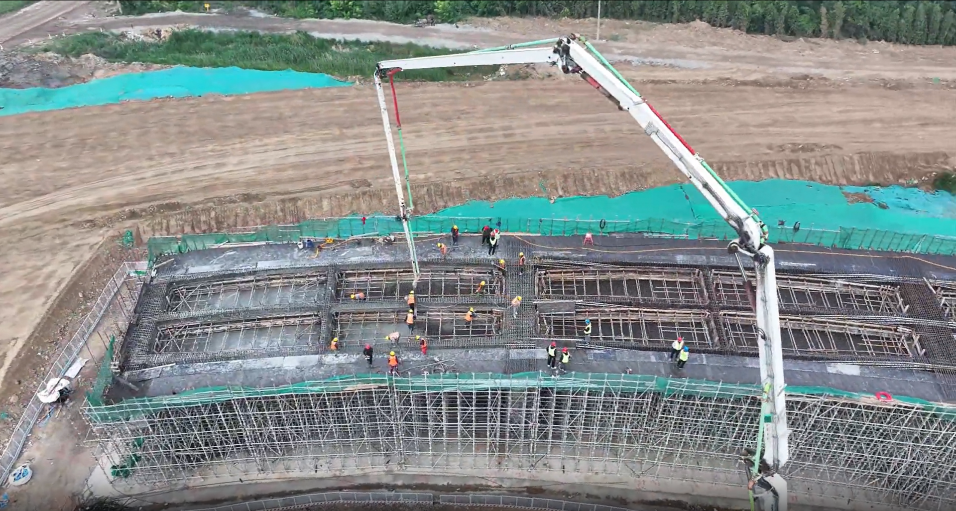 黄庄立交项目进入主体建设“加速期”