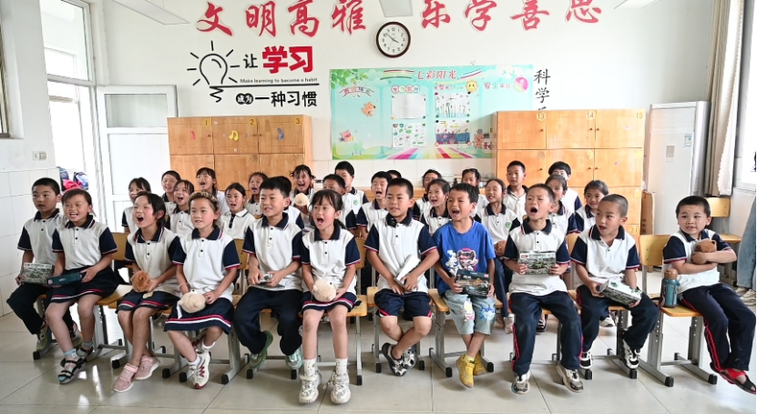 红会福娃娃公益科普行走进长清区一小学