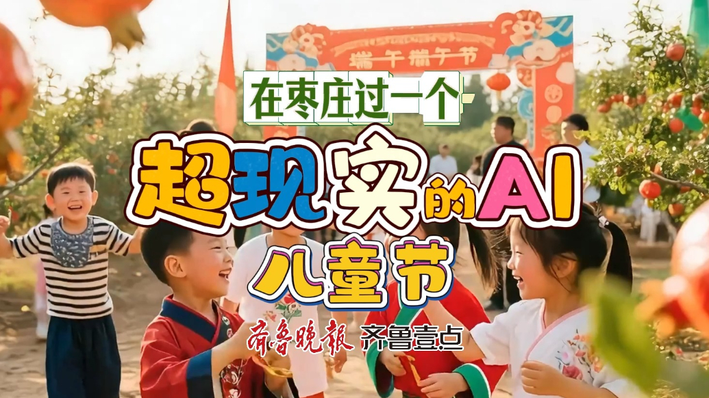 AI视频|今年六一，在枣庄过一个超现实的AI儿童节吧