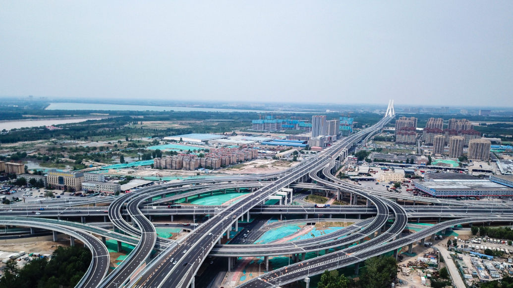 果然视频|济南零点立交6月将全面通车，新桥气势雄伟