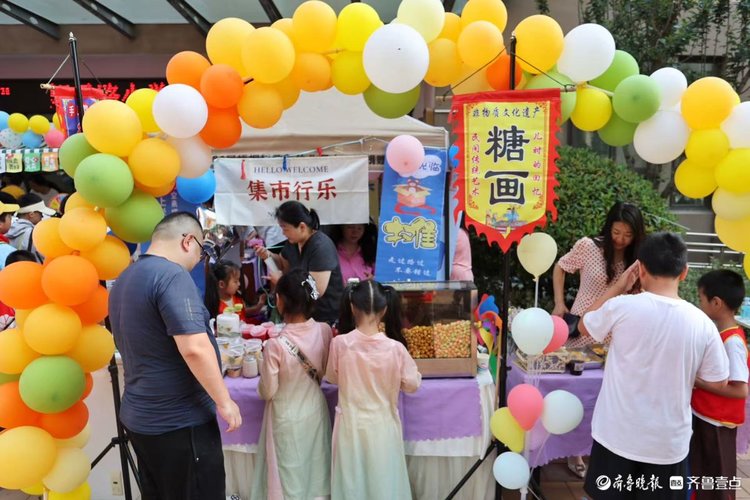 当六一遇上端午,济南望岳路小学“童趣集市”开市啦