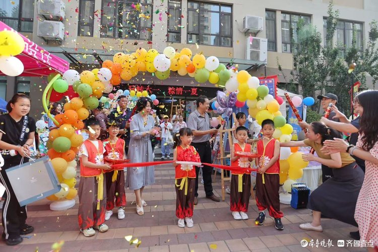 当六一遇上端午,济南望岳路小学“童趣集市”开市啦