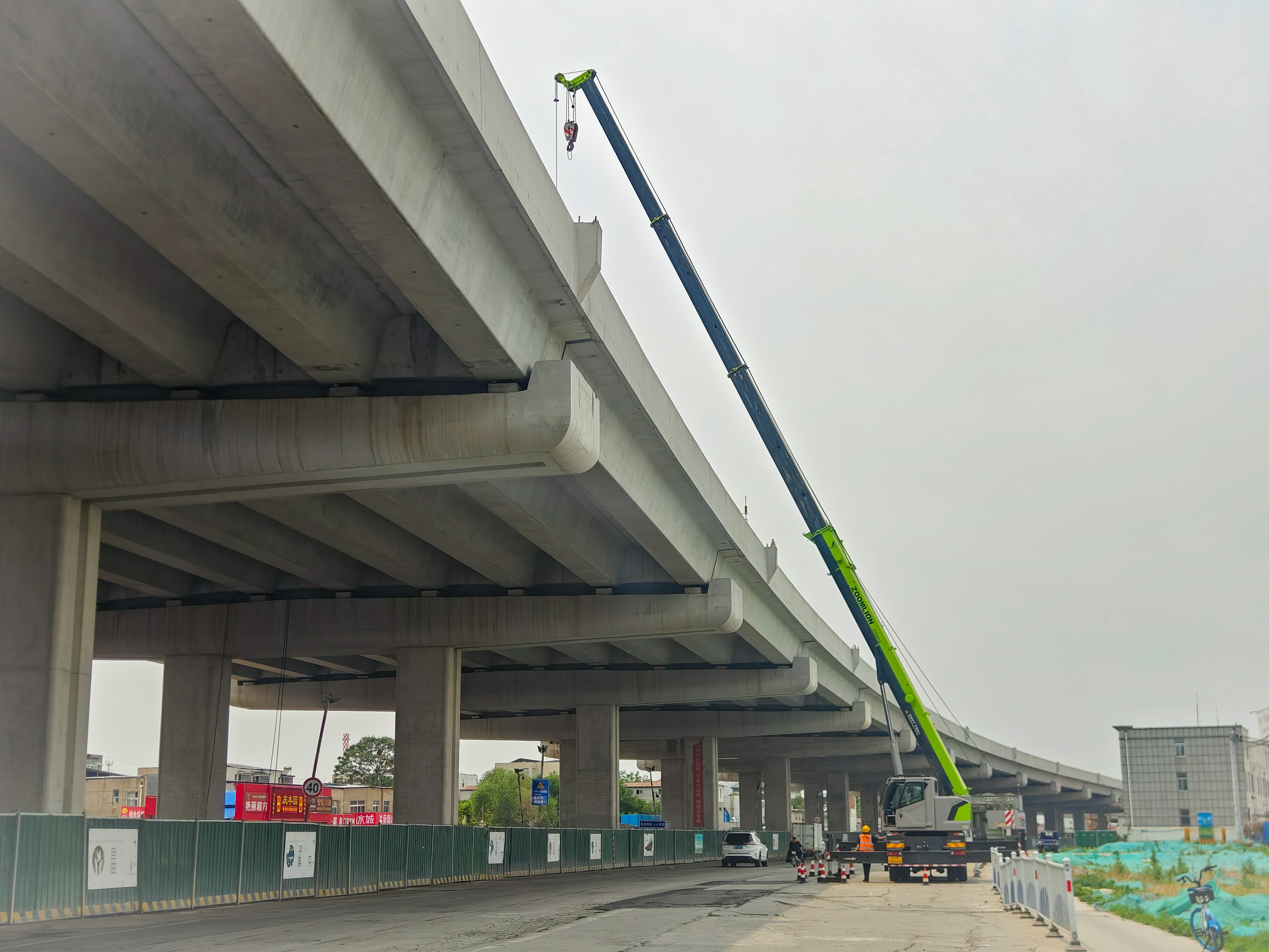 济南工业北路快速路东延工程加紧施工，济南最长高架路雏形显现 