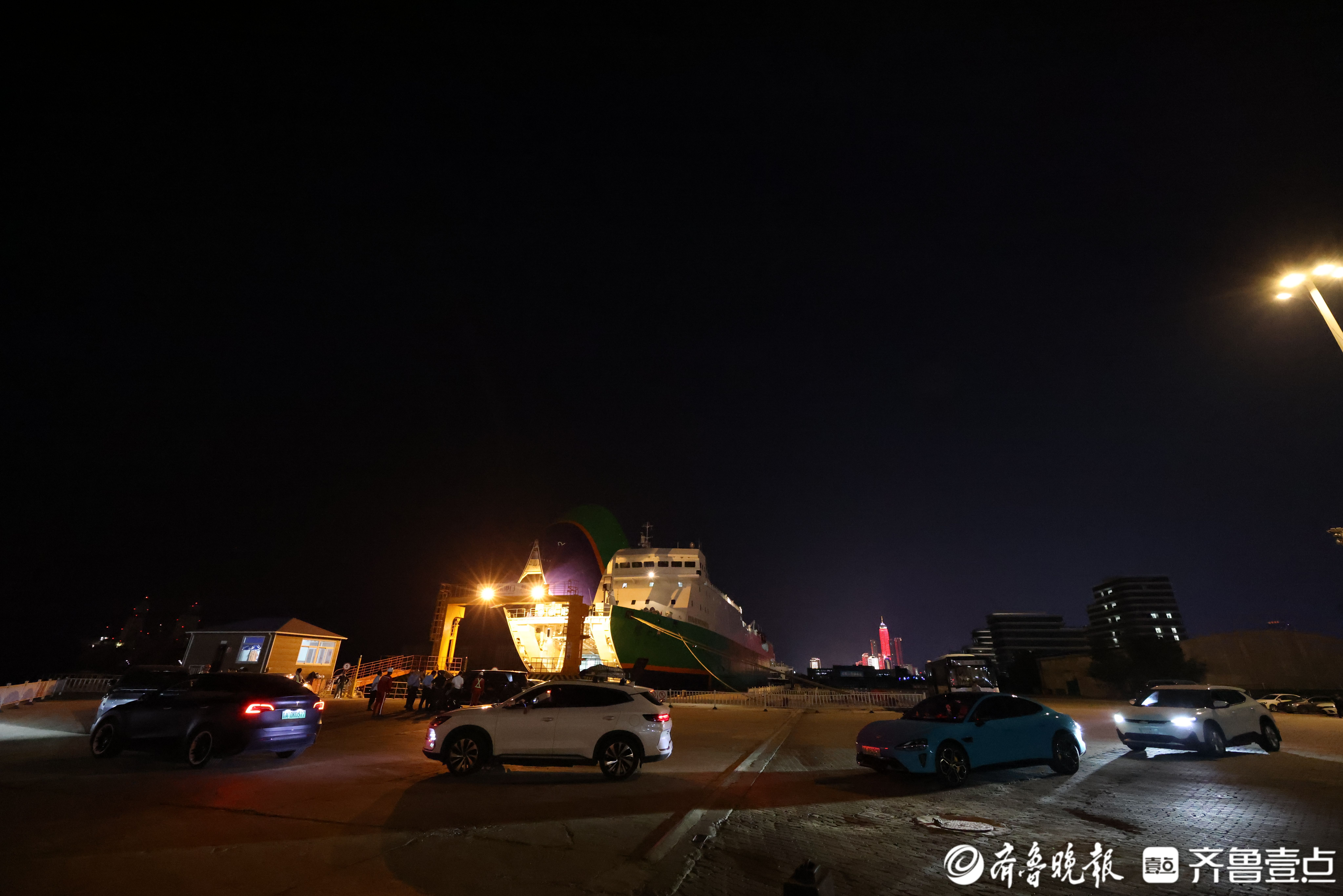 烟台，新能源汽车“过海”