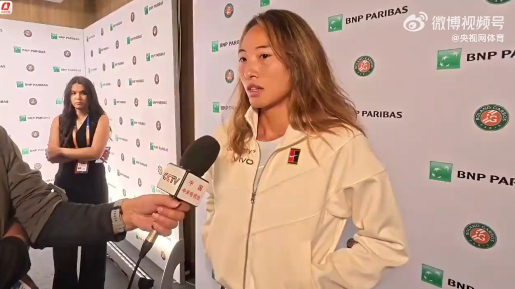 不敌萨巴伦卡，郑钦文：还需要继续修炼自己的心态