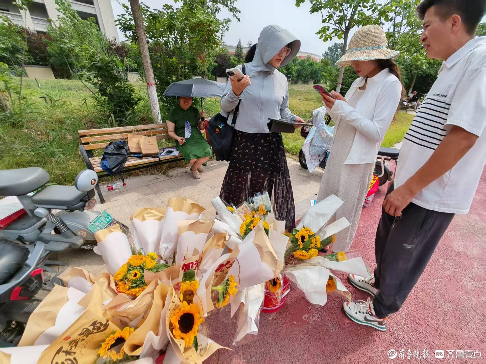 “一举夺魁，录取吧”，青科大女博士“考场宝地”送祝福
