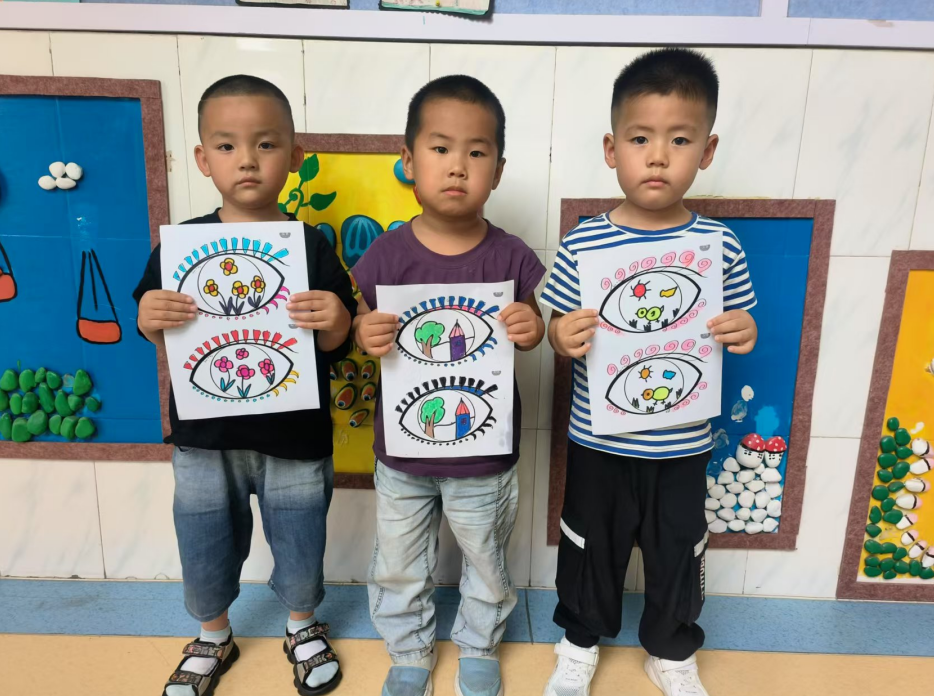 用爱呵护“视”界，利津县陈庄镇中心幼儿园爱眼活动绘就童真画卷