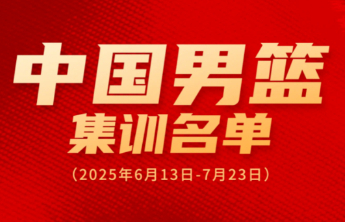 中国男篮新一期集训名单公布