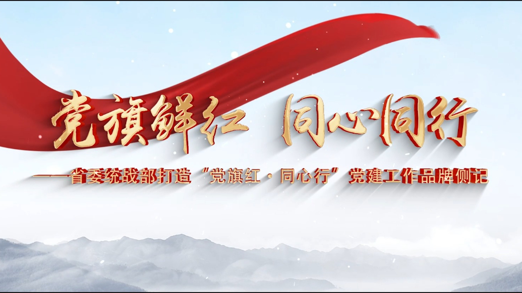 十佳机关党建品牌｜省委统战部机关党委：“党旗红·同心行”党建品牌