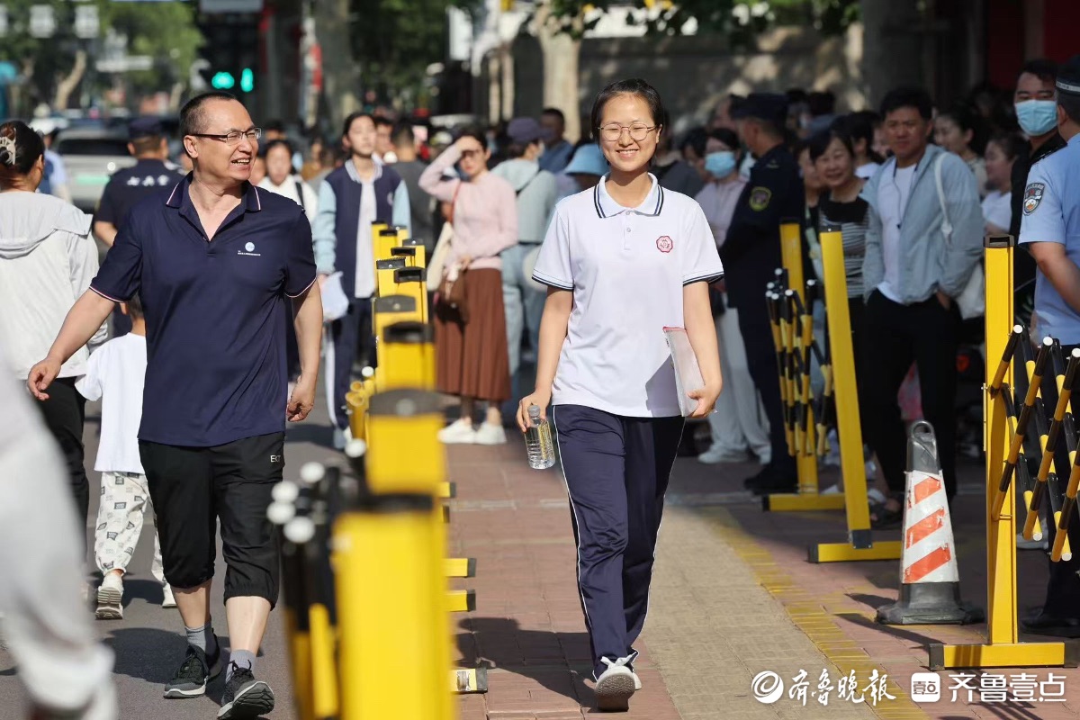济南中考今日开考，考生精神抖擞迎接挑战