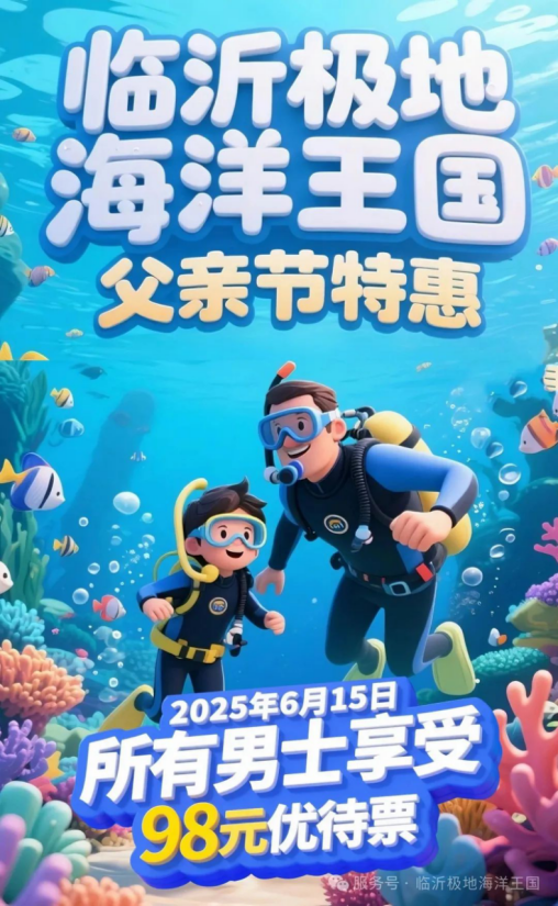 父亲节“鲸”喜价“爸”爱进行到底!带爸爸一起开启蔚蓝梦幻之旅
