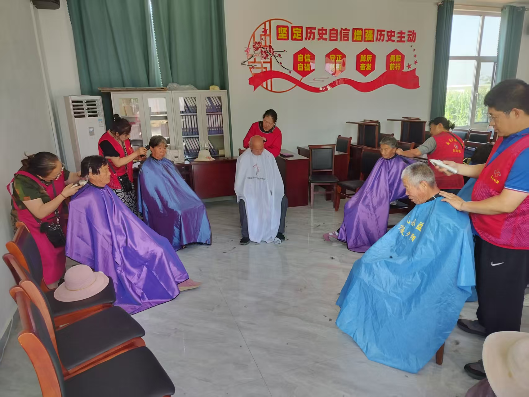 东营市志愿服务联合会在山东省黄河三角洲农高区开展志愿服务活动