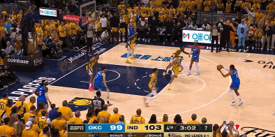 NBA总决赛|天王山见！雷霆111:104步行者，扳平总比分