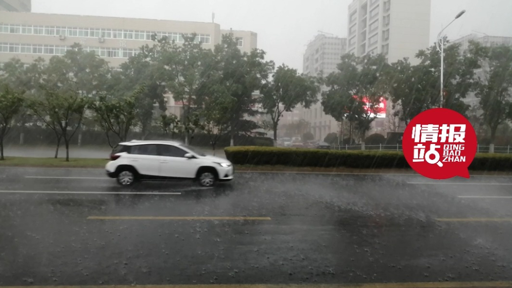 天气情报站|大雨滂沱！威海市区中午迎来一场降雨，出行注意安全