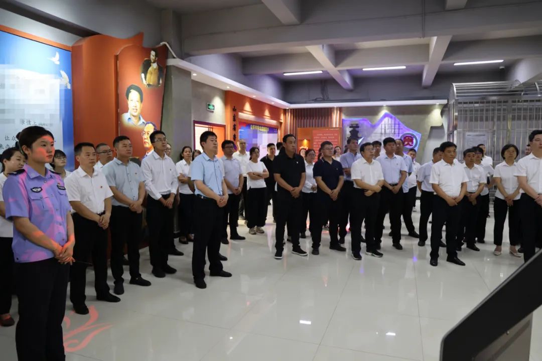 博兴县庞家镇赴省鲁北监狱开展廉政警示教育活动