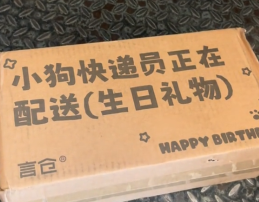 “小狗快递员正在配送” ，商家玩梗需有度