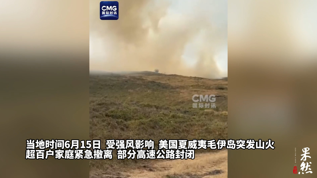果然视频·看天下|夏威夷毛伊岛突发山火