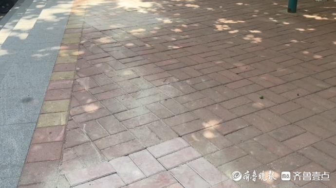 果然视频｜济南乐山小区北健身广场，破损地面已修复完成
