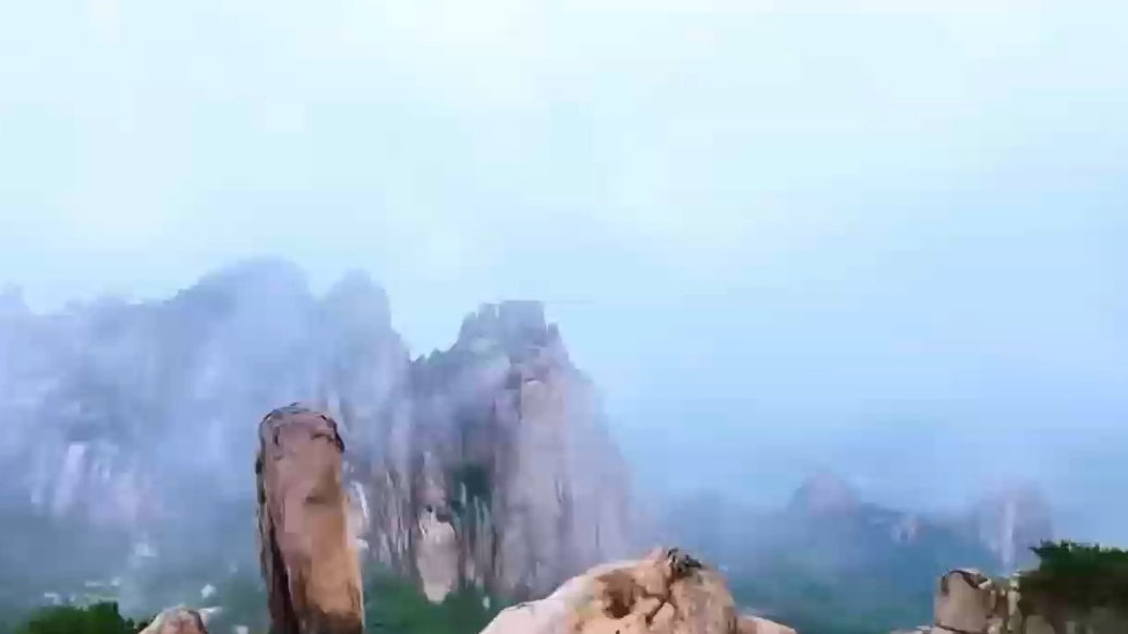 果然视频·好景山东|日照九仙山现云海奇观，如梦似幻宛若仙境