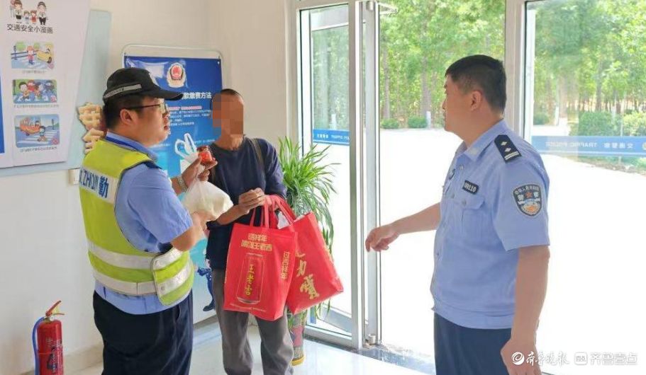 徒步者体力透支陷困境，东阿交警温情救援暖人心