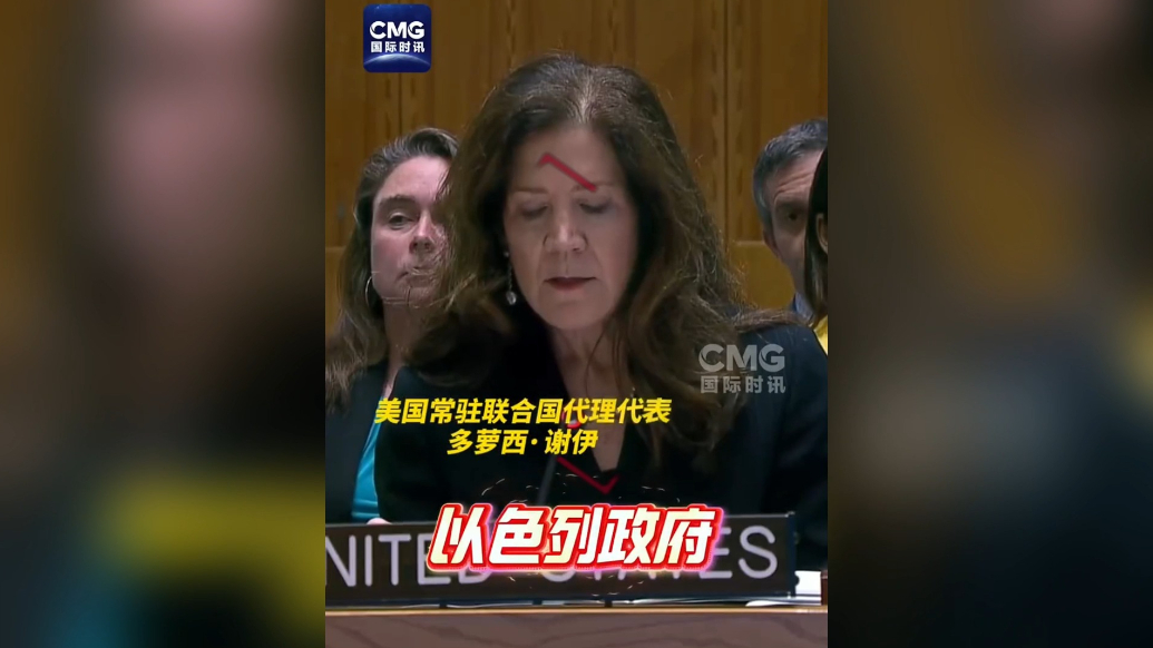 果然视频·看天下|美常驻联合国代表口误：“以色列在中东散布苦难”